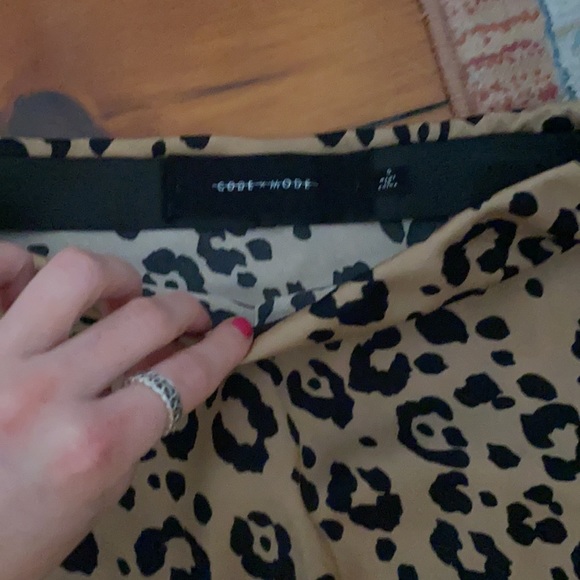 MIDI Cheetah Silk skirt - Picture 3 of 3